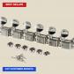 FLEOR Lot d'accordeurs t�tes de machine guitare �lectrique vintage nickel 6 en ligne