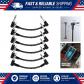 Donner 6 Inch Guitar Patch Cable 6 Pack Flat Right Angle 1-4 TS Pedal Cables