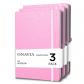 Rose Carnet de Notes A4 Classique Papier Lign� Journal Couverture Rigide