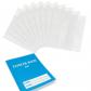 Lot de 10 Prot�ge livres A4 Finition Mate Couvertures R�glables Polypropyl�ne PP