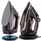 Fer � Repasser sans Fil avec Station de Charge Noir-Or Rose