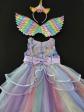 D�guisement robe princesse licorne et ces accessoires 7 8ans