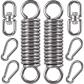 Crochets de Sac de Boxe Acier Inoxydable Hamac Balan�oire Ressort Argent�