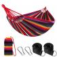 Hamac d'Ext�rieur de Camping Toile Portable avec Sangles Arc en Ciel