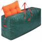Grand Sac de Rangement XXL 476L de Coussin 165 x 38 x 76 cm Vert Polypropyl�ne