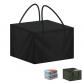 Sac de Rangement Carr� 80x80x60 cm Housses de Coussin d'Ext�rieur Noir