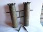 Pair of 75mm shells, French soldiers, World War I (1914 18) (16017)