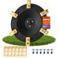 Plateau de Lame pour Robot Tondeuse � 6 Lames Disque Rotatif Compatible Noir