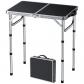 Petite Table de Camping Pliante de 0,6 m L x l x Argent� Aluminium
