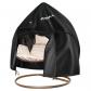 Housse de Protection Fauteuil Suspendu Tissu Oxford 420D Noir