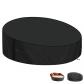 Housse de Protection Canap� lit Rond B�che Lit de Jardin Noir