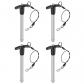 Goupille de Verrouillage 4Pcs 10mm x 90mm Longueur d'Utilisation Noir 10x90mm