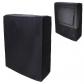 102 33 104 cm Housse de Lit Pliante Portable Noire Plastique 102x33x104 cm