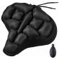 F1 Housse de Coussin de Selle Gonflable 3D pour V�lo Noir