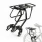 Porte Bagages Arri�re pour V�lo en Alliage d'Aluminium Lib�ration Rapide Noir
