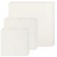 Carr�s de Tissu � Broder Pr�d�coup�s de 14 � 30 cm Beige Coton Lot de 9