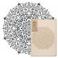 Grand Pochoir de Peinture Mandala Diam�tre 56 cm Glamour Polypropyl�ne