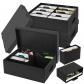 Bo�tes de Rangement pour Photos de 13 x 18 cm Noir Lot de 3