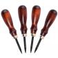 0,8 mm   1,0 mm   1,2 mm   1,4 mm Set Professionnel de 4 Biseauteurs � Cuir