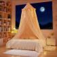 Ciel de Lit Princesse pour Filles Auvent Double Couche Rose avec Lumi�res
