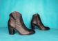 Botines Buffalo De Cuero Negro Con Cremallera T 37 FR