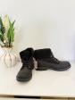 Merry Scott bottines femme noir EU 38 lacets doublure bout rond talon bas