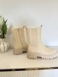 Merry Scott bottines femme beige EU 39 zip semelle crant�e doublure bout rond