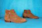 boots BOBBIES cuir velours marron clair  T 40 EU