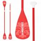 Pagaie Paddle 2 en 1 en Aluminium avec Pale R�glable pour Kayak Rouge Tiki