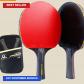 Raquette de tennis de table 6 �toiles 2 pi�ces raquette de ping pong professionnelle set boutons in