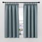 Rideau Thermique Galon Fronceur Occultant Fen�tre Panneaux Gris bleu