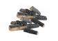 B�ches de Bois en C�ramique 0891 pour Chemin�e au Bio�thanol Marron Lot de 8