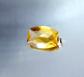 B�li�re en Or 18 Carats Beau Pendentif Citrine Bijou 18K 750 Grosse Pierre Jaune