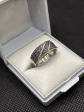Ancienne Bague En Argent Massif 925 Jonc Alliance Anneaux Cr�ateur Strass