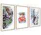 Affiche Murale 50x70 cm sans Cadre D�coration No�l Papier Posters Lot de 3