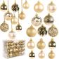 Champagne Lot de 100 Boules de No�l Incassables D�corations pour Sapin Verre