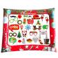 Kit Accessoires Photobooth de No�l 29 Pi�ces avec Cadre Photo Rouge