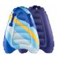 Bodyboard Gonflable pour Enfant avec Poign�es Pliable Rayures Bleu 75x65x15cm