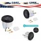 Compteur d'heures � quartz 12 36V AC DC 6 chiffres jauge ronde pour bateau voiture camion moteur