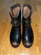 Frye Veronica bottes Femme cuir noir � boucle, bout rond, pointure EU 37