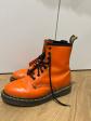 doc martens orange vintage