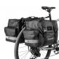 Sacoche de V�lo Double 40 L avec Poign�e de Transport et Bordure Noir