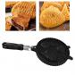 Po�le Taiyaki en Aluminium en Forme de Poisson Noir 42x19,5x14 cm Gaufriers