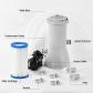 Pompe de filtration pour piscine en plastique   530 gal-h