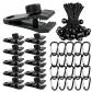 60 Attache Bache Set Polyvalentes �tanche en Clips de Fixation Sandow Nylon