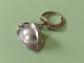 porte cl�s m�tal   ancien casque de sapeur pompier