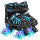 Rollers en Ligne pour Enfants Gar�on Patins � Roulettes R�glables Blau