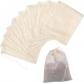 30 Pi�ces Sachets � �pices En Coton Avec Cordon, Sachet De Th� R�utilisable, En