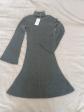 Robe Pull ARKET Neuf M Laine RWS Gris Col Roul� C�tel� Knit Dress NWT