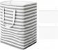 Panier � Linge Pliable Avec 2 Poches � Fermeture �clair, 75 L, Avec Poign�e, Gra